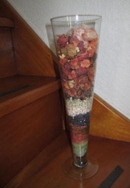 Vase de feuille morte