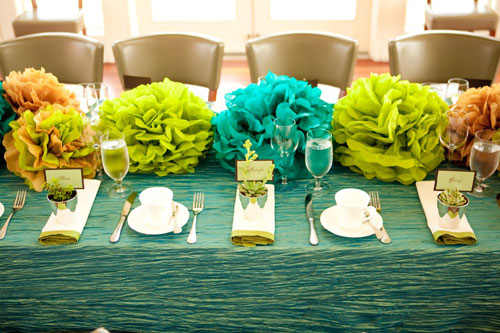 pompon fleur decor